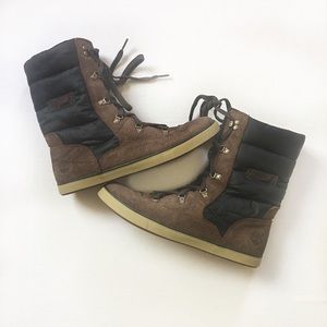 Timberland Flat Lace up Boots